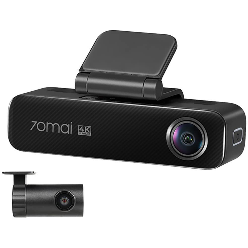 Camera auto duala DVR 70MAI M800, 4K, GPS, HDR, negru