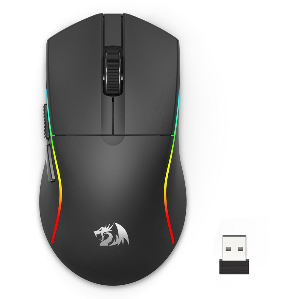 Mouse Gaming Wireless REDRAGON Deicide Pro, 26000 dpi, negru