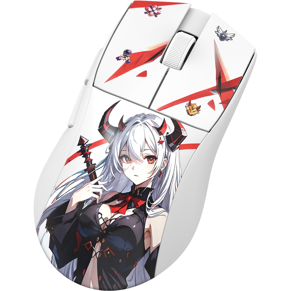 Mouse Gaming Wireless REDRAGON K1ng M916 Pro, 26000 dpi, alb
