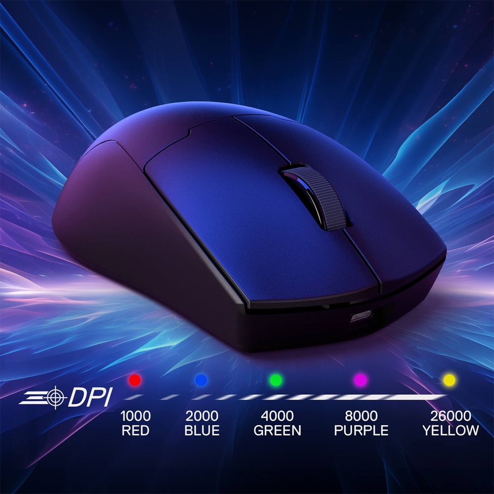 Mouse Gaming Wireless REDRAGON K1ng Max M918 Pro, 26000 dpi, negru