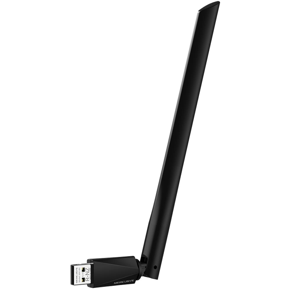 Adaptor USB Wireless MERCUSYS MA14H High-Gain AC1300, 287 Mbps, negru