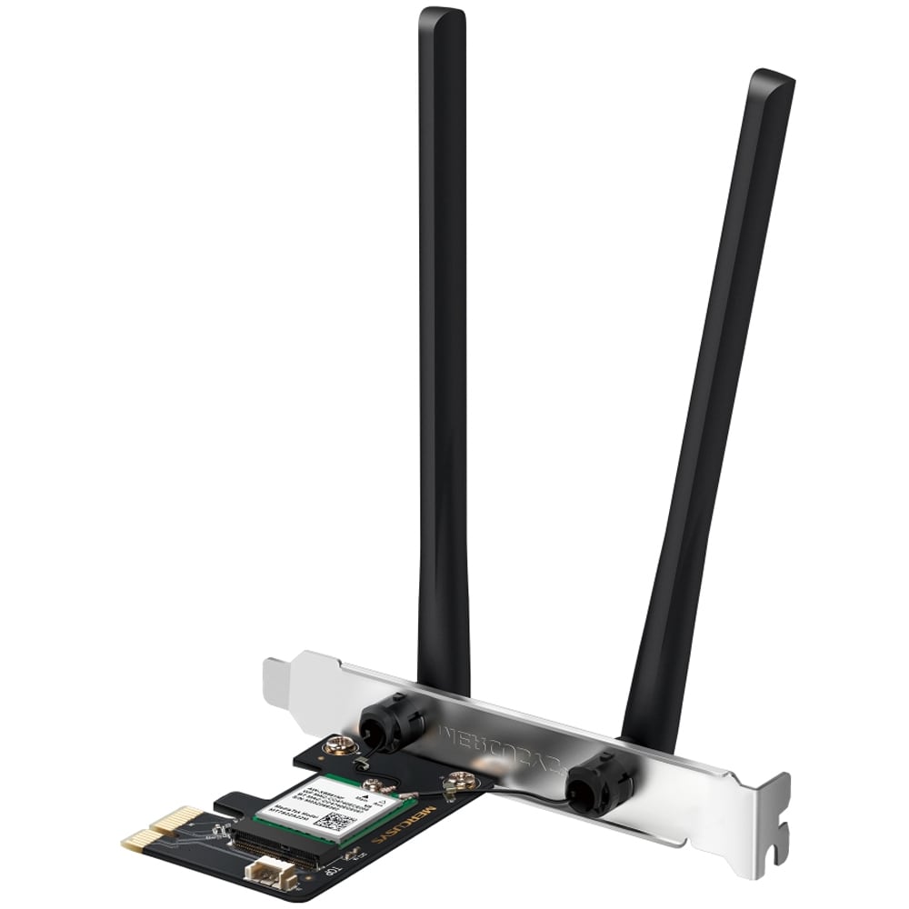 Placa de retea Wireless MERCUSYS MA80XE v2 AX3000, Dual Band 574 + 2402 Mbps