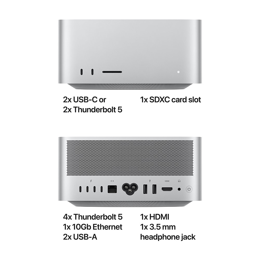Sistem Desktop PC APPLE Mac Studio z1cd000vx, Apple M4 Max, 48GB, SSD 1TB, Grafica integrata, macOS Sequoia- INT