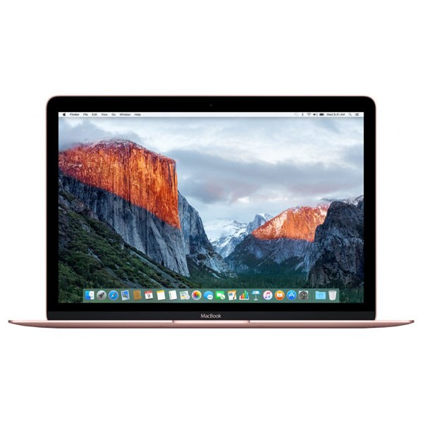 Laptop APPLE MacBook 12" Retina Display mmgl2ze/a, Intel® Core™ m3 pana la 2.2GHz, 8GB, 256GB, Intel HD Graphics 515, OS X El Capitan, Rose Gold - Tastatura layout INT