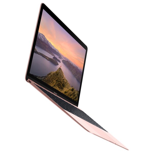 Laptop APPLE MacBook 12" Retina Display mmgl2ze/a, Intel® Core™ m3 pana la 2.2GHz, 8GB, 256GB, Intel HD Graphics 515, OS X El Capitan, Rose Gold - Tastatura layout INT