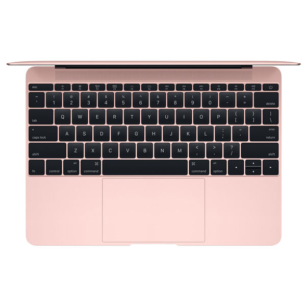 Laptop APPLE MacBook 12" Retina Display mnym2ro/a, Intel® Core™ m3 pana la 3.0GHz, 8GB, 256GB, Intel HD Graphics 615, MacOS Sierra, Rose Gold - Tastatura layout RO