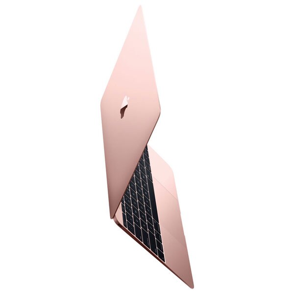 Laptop APPLE MacBook 12" Retina Display mnym2ze/a, Intel® Core™ m3 pana la 3.0GHz, 8GB, 256GB, Intel HD Graphics 615, MacOS Sierra, Rose Gold - Tastatura layout INT
