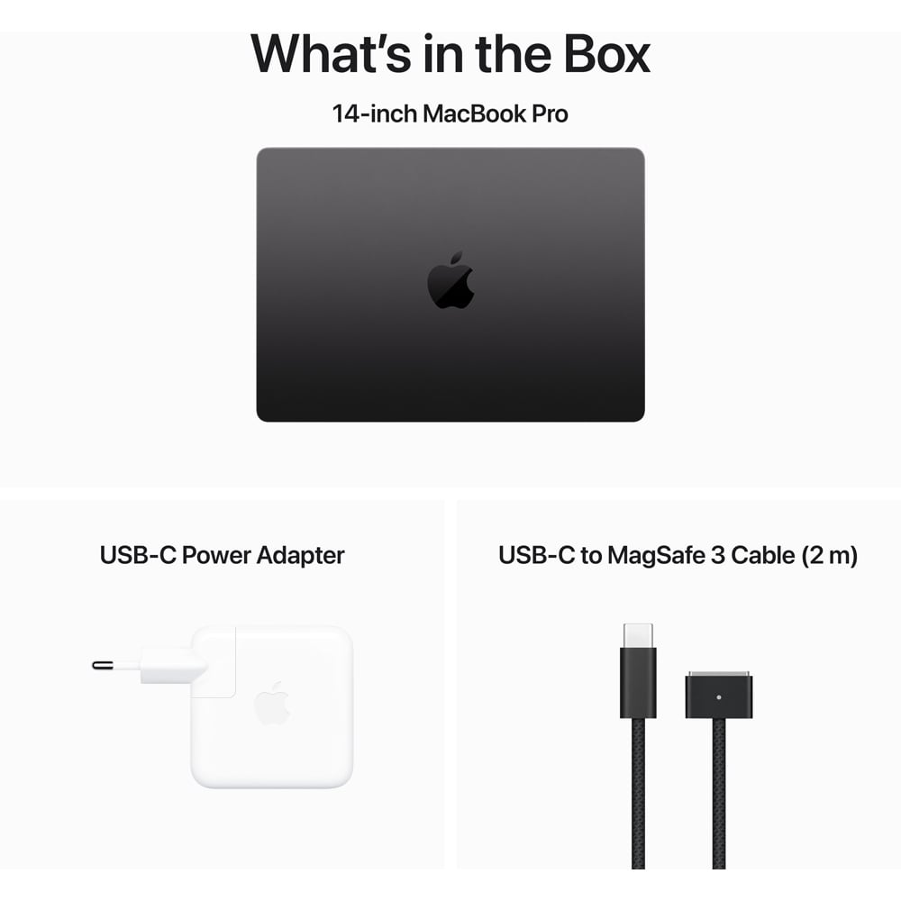Laptop APPLE MacBook Pro 14 mrx33ro/a, Apple M3 Pro, 14.2" Liquid Retina XDR, 18GB, SSD 512GB, 14-core GPU, macOS Sonoma, Space Black - Tastatura layout INT