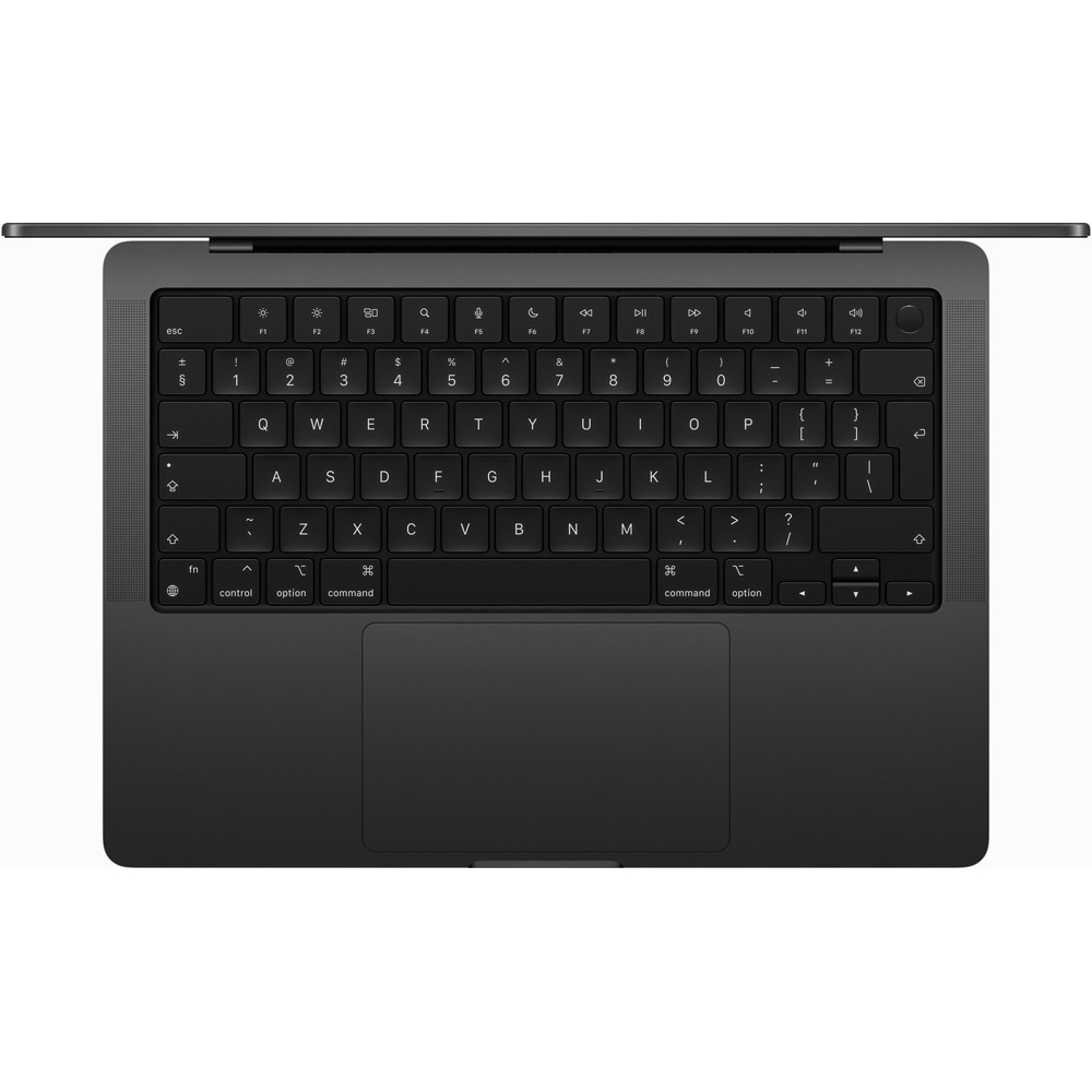 Laptop APPLE MacBook Pro 14 mrx33ro/a, Apple M3 Pro, 14.2" Liquid Retina XDR, 18GB, SSD 512GB, 14-core GPU, macOS Sonoma, Space Black - Tastatura layout INT