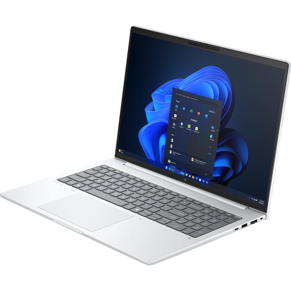 Laptop HP EliteBook 8 G1i Next Gen AI , Intel Core Ultra 7 268V pana la 5Ghz, 16" WUXGA, 32GB, SSD 1TB, Intel Arc 140V Graphics, Windows 11 Pro, argintiu