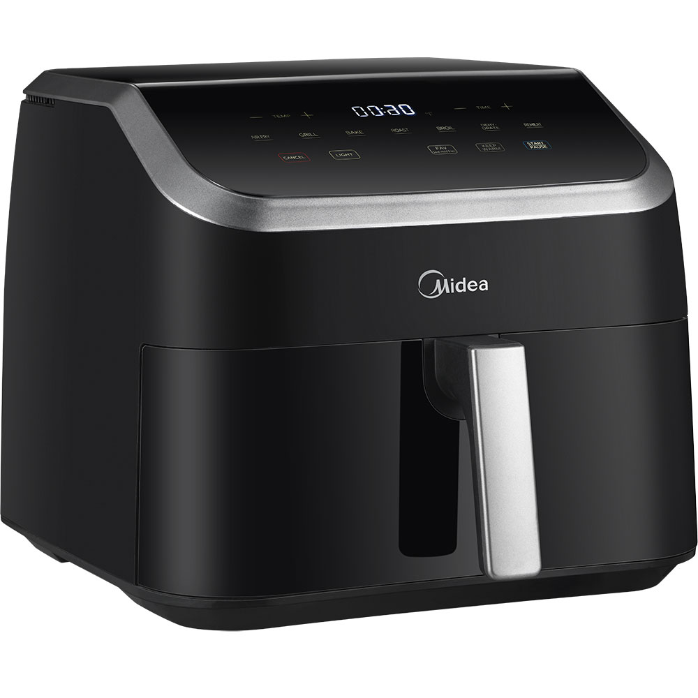 Friteuza cu aer cald MIDEA MAD85000ADK, 2.6kg, 9l, 2200W, negru-argintiu