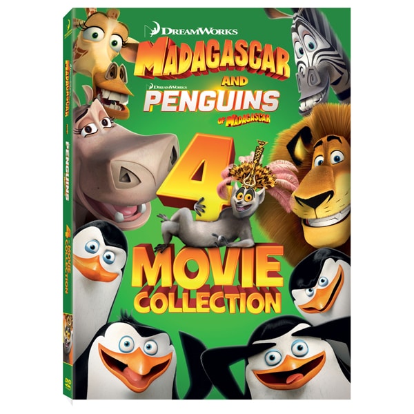 Madagascar & Pinguinii din Madagascar BOX Set (4 titluri) DVD
