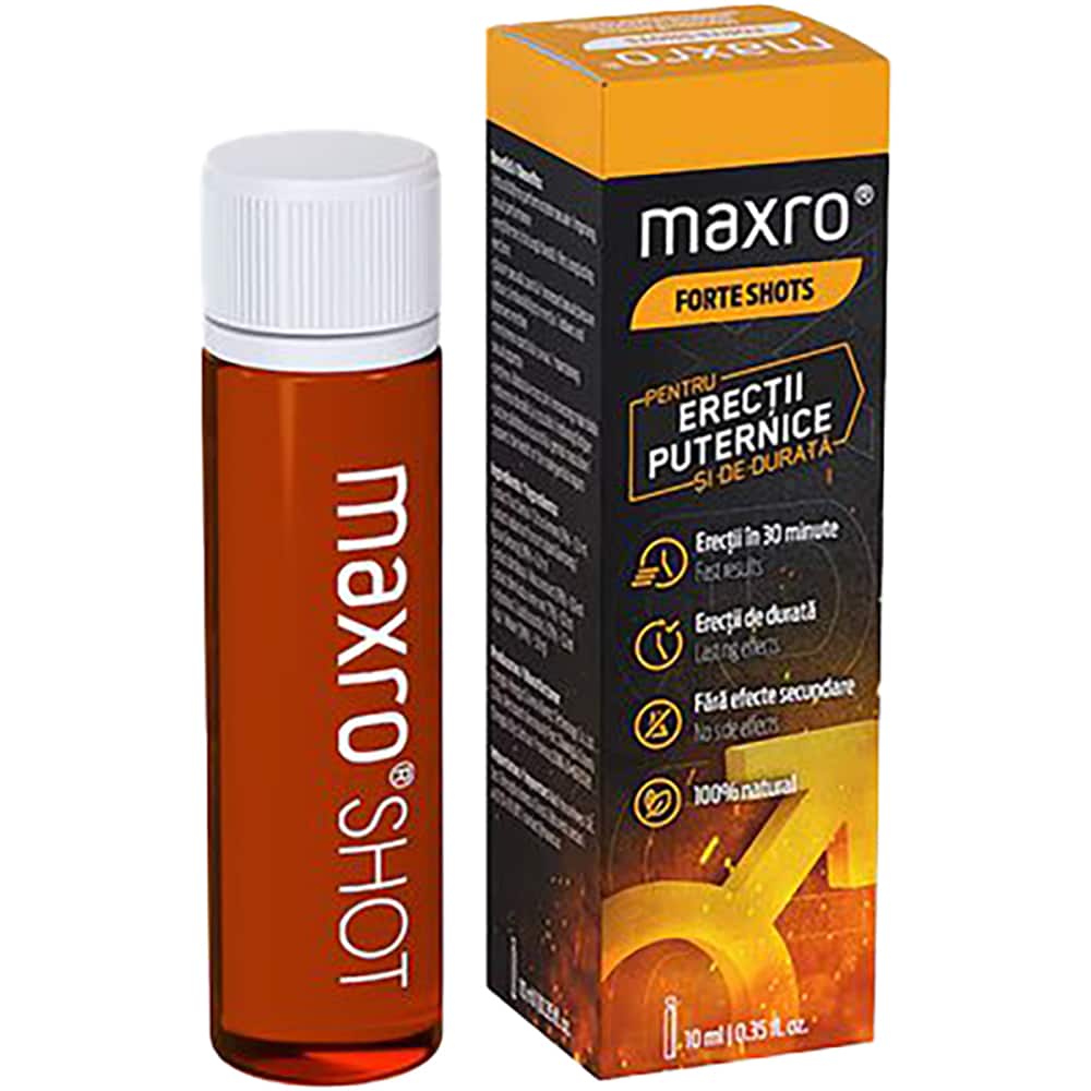 Supliment alimentar Maxro Forte Shots, 5 monodoze x 10 ml, QUANTUM