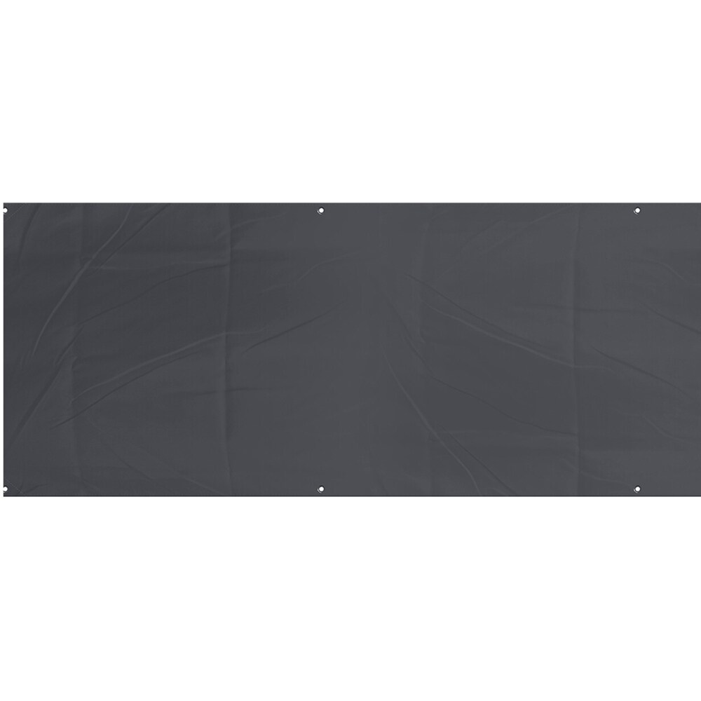 Paravan pentru balcon KI, poliester, 445 x 75 cm, gri inchis