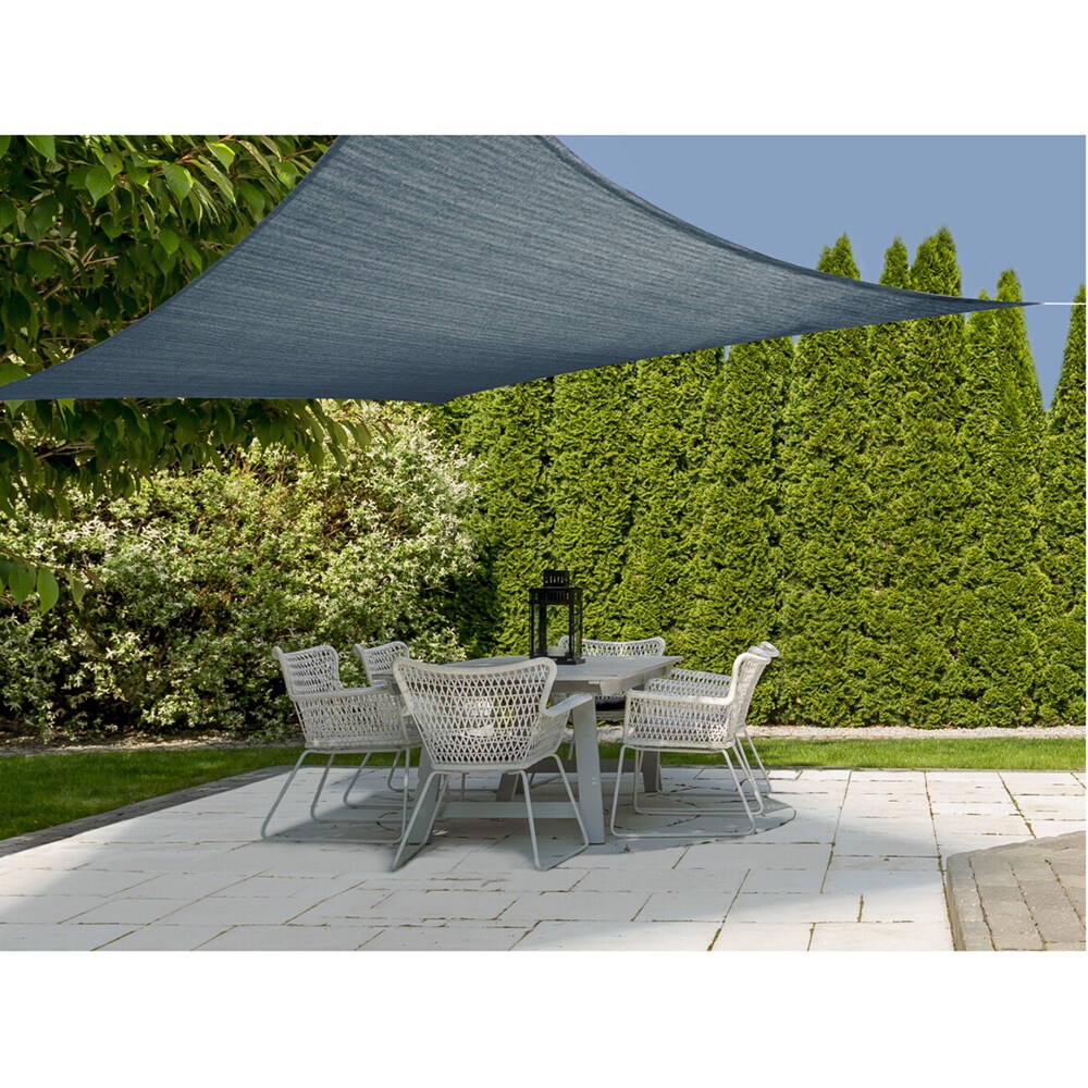 Copertina terasa AMBIANCE Square M, poliester, 300 x 300 cm, albastru