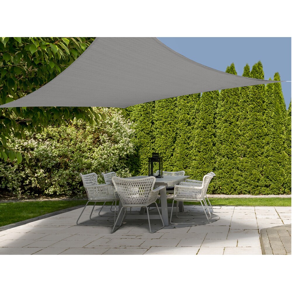 Copertina terasa AMBIANCE Square M, poliester, 500 x 500 cm, gri