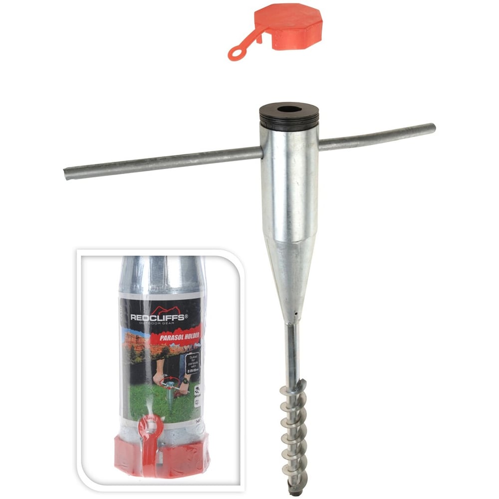 Suport umbrela KI, metal, 65 x 57 cm, argintiu