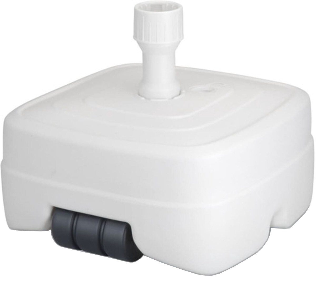 Suport umbrela KI, polipropilena, 47 x 47 x 23.5 cm, alb