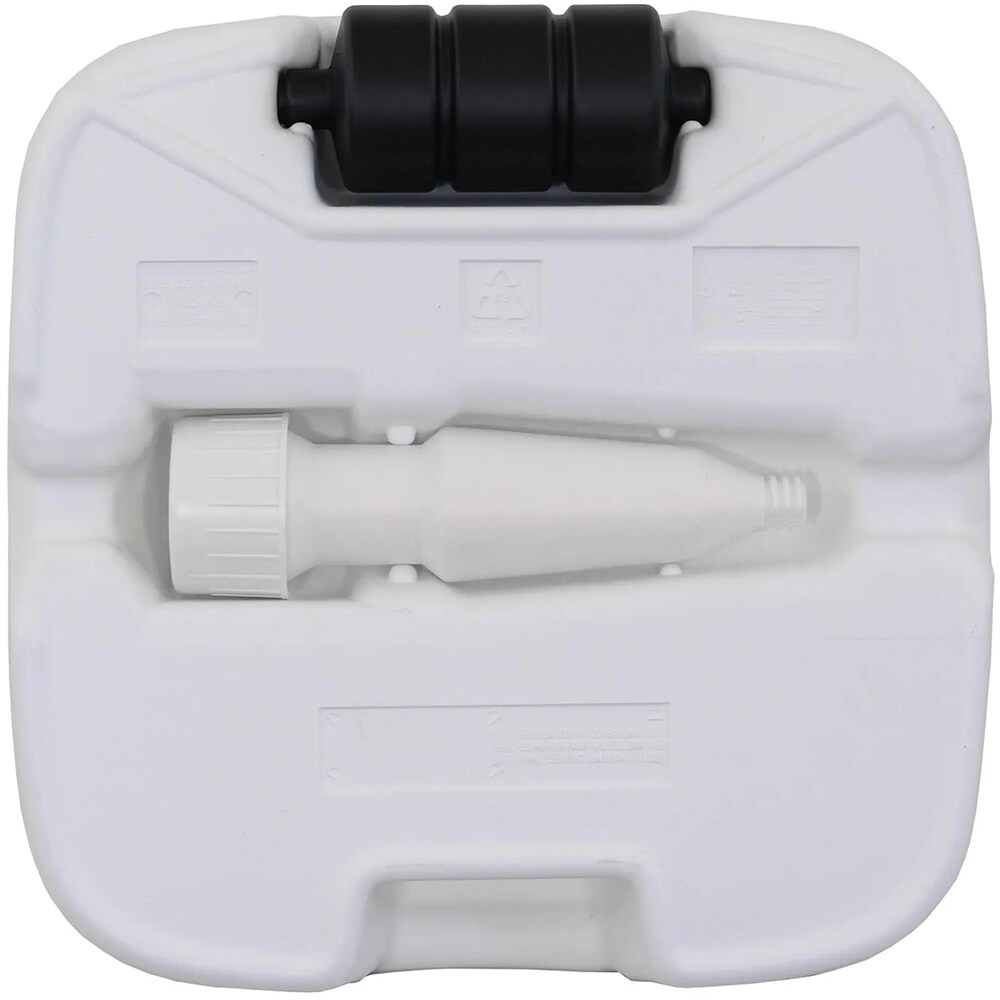 Suport umbrela KI, polipropilena, 47 x 47 x 23.5 cm, alb