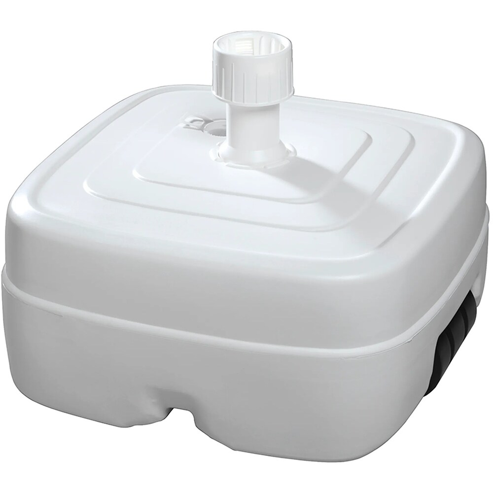 Suport umbrela KI, polipropilena, 47 x 47 x 23.5 cm, alb