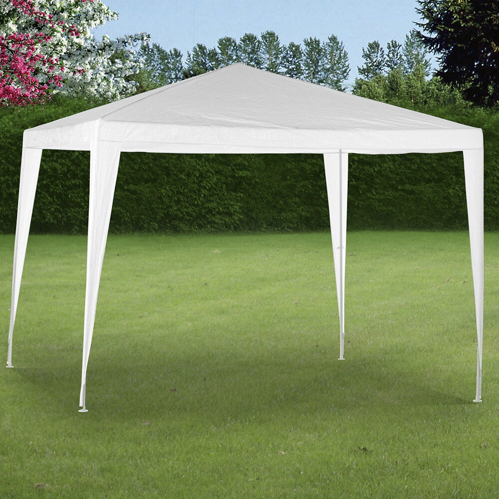Pavilion terasa AMBIANCE, poliester, 300 x 300 x 245 cm, alb