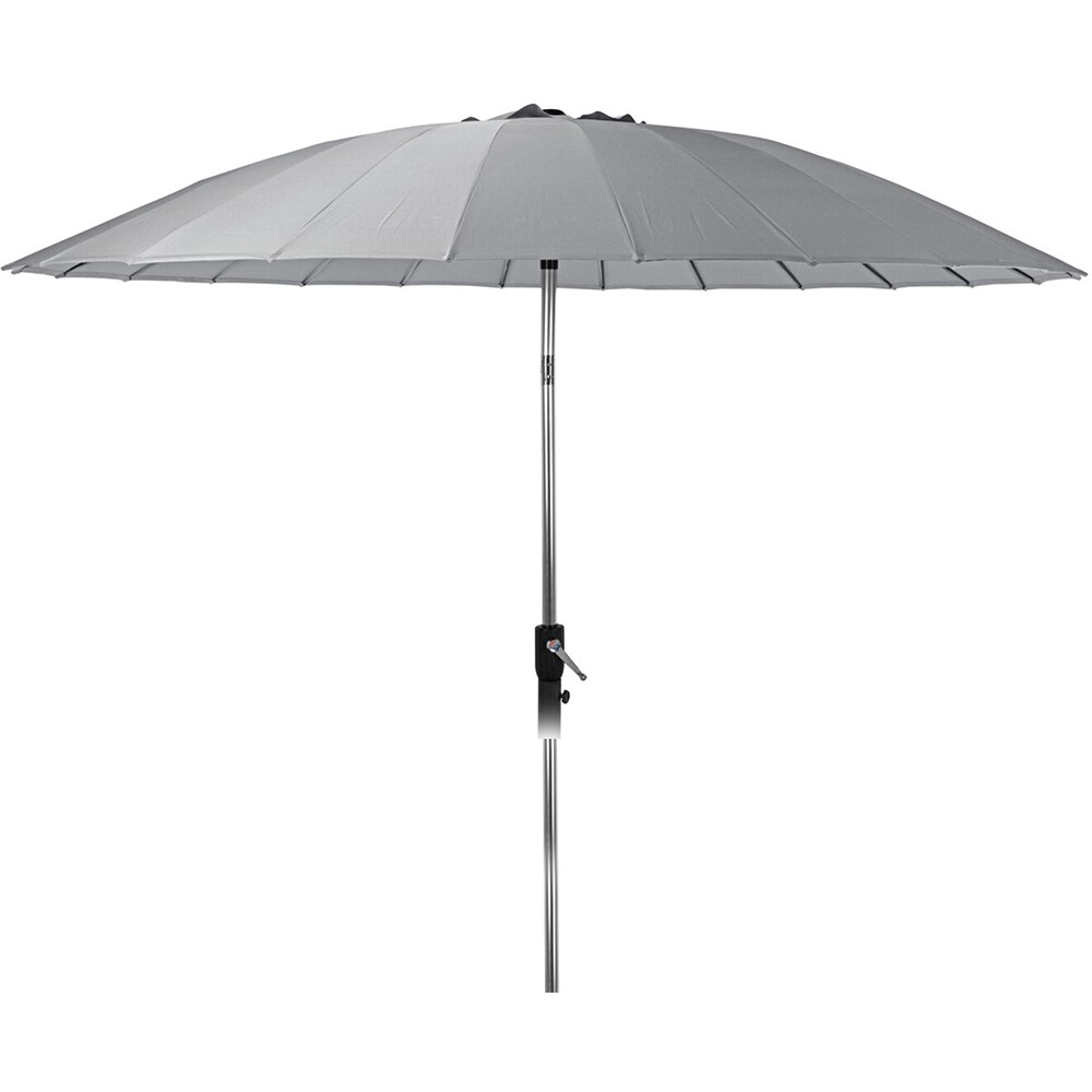 Umbrela terasa AMBIANCE Shanghai, metal, 270 x 245 cm, gri deschis