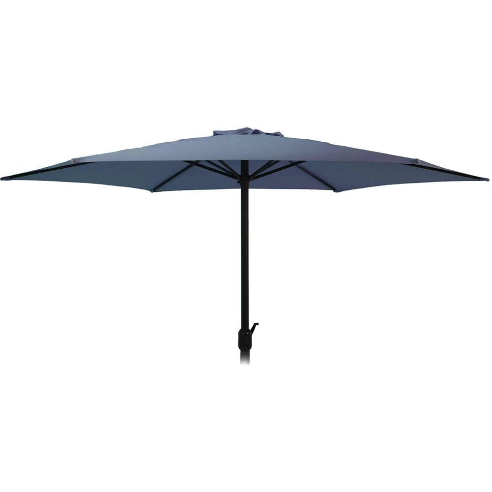 Umbrela terasa KI Alex, aluminiu, 300 x 248 cm, albastru inchis