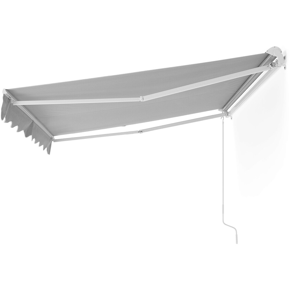 Copertina retractabila MAISON MEX Burgas, aluminiu, 250 x 295 cm, gri