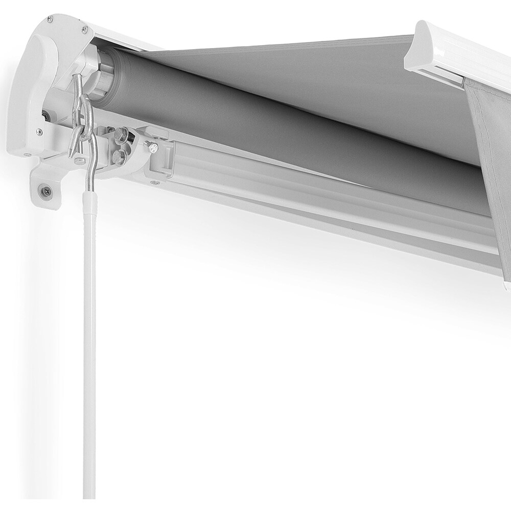 Copertina retractabila MAISON MEX Burgas, aluminiu, 250 x 295 cm, gri