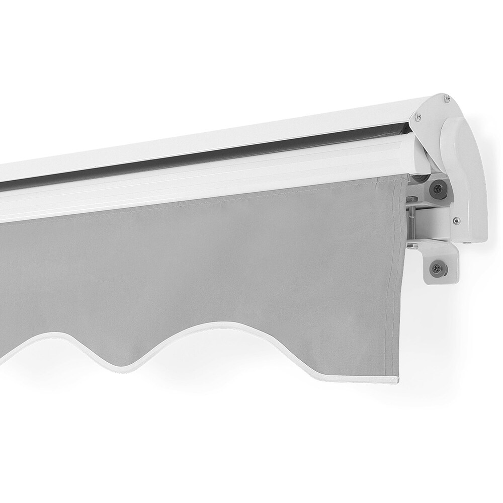 Copertina retractabila MAISON MEX Burgas, aluminiu, 250 x 295 cm, gri