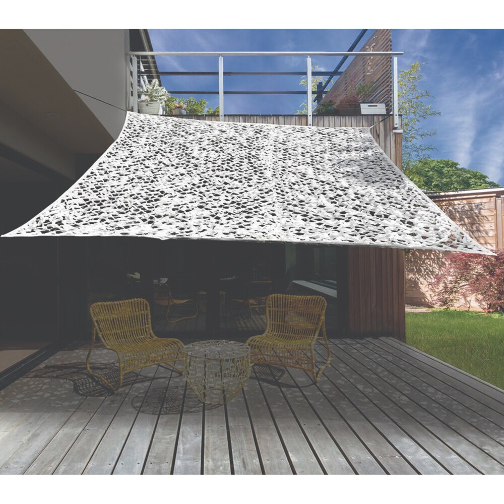 Copertina terasa AMBIANCE Rectangle M, poliester, 200 x 300 cm, alb