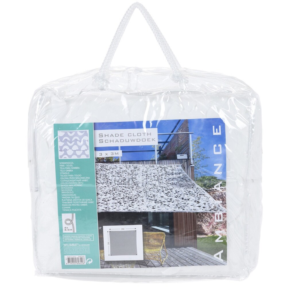 Copertina terasa AMBIANCE Rectangle M, poliester, 200 x 300 cm, alb