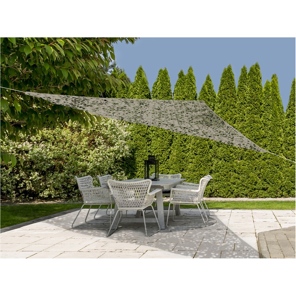 Copertina terasa AMBIANCE Triangle, poliester, 360 x 360 cm, bej