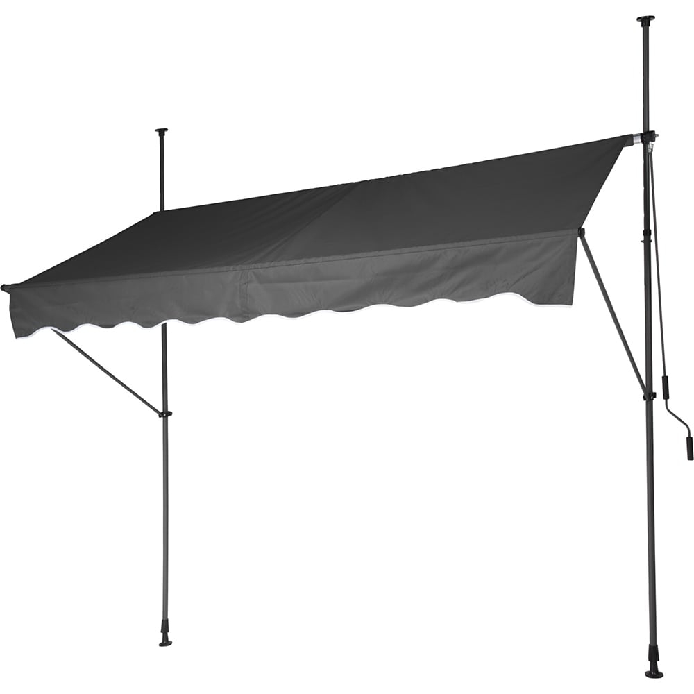 Copertina retractabila KI Rectangle, poliester, 120 x 250 cm, gri