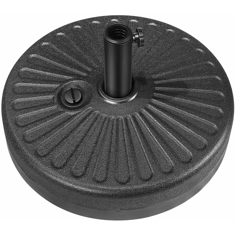 Suport umbrela AMBIANCE, plastic, 51 x 12 cm, negru