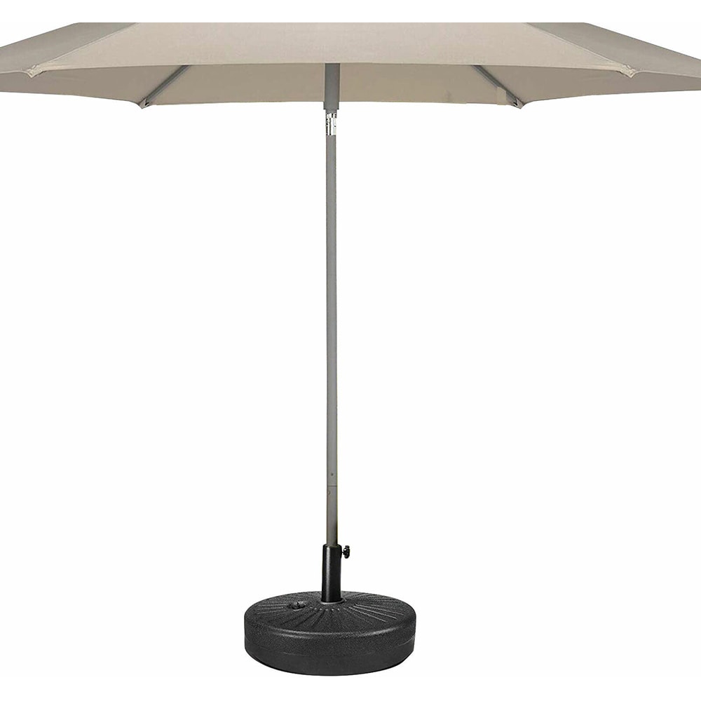 Suport umbrela AMBIANCE, plastic, 51 x 12 cm, negru