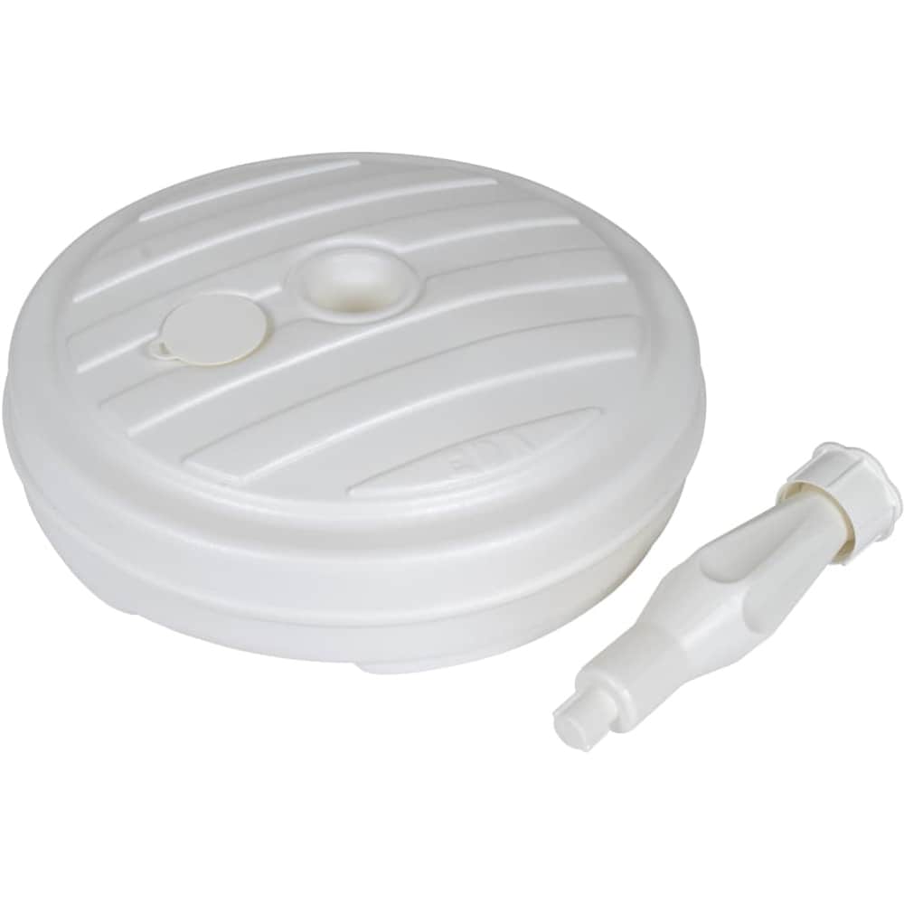 Suport umbrela KI, polipropilena, 44 x 13 cm, alb