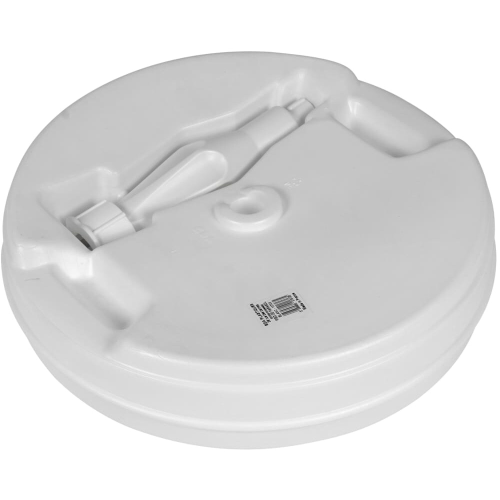 Suport umbrela KI, polipropilena, 44 x 13 cm, alb