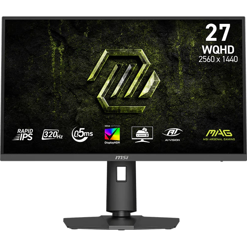 Monitor Gaming LED IPS MSI MAG 274QPF X32, 27", QHD, 320Hz, G-SYNC Compatible, DisplayHDR 400, negru