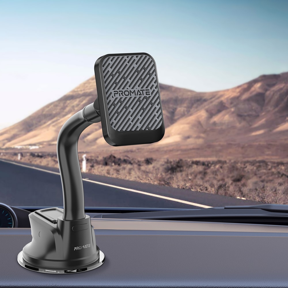 Suport auto universal PROMATE MagMount-Pro, parbriz/bord, negru