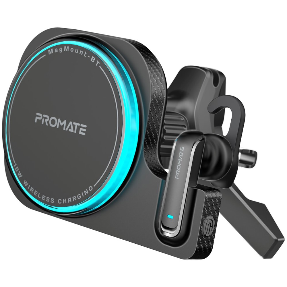 Incarcator wireless auto PROMATE MAGMOUNT-BT, 15W, MagSafe, negru