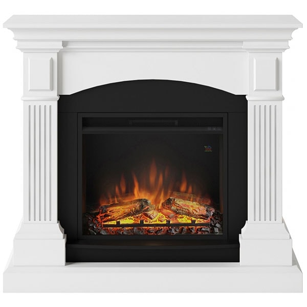 Semineu electric TAGU Magna Pure White, 1500W, Focar 3D, Telecomanda, Alb Pur