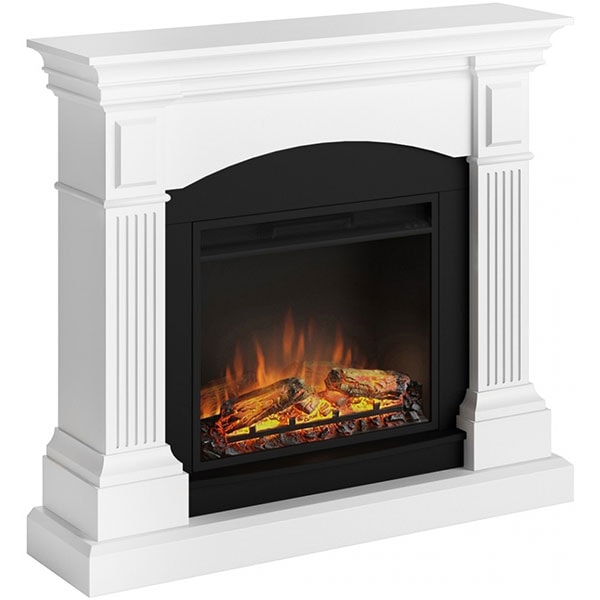 Semineu electric TAGU Magna Pure White, 1500W, Focar 3D, Telecomanda, Alb Pur