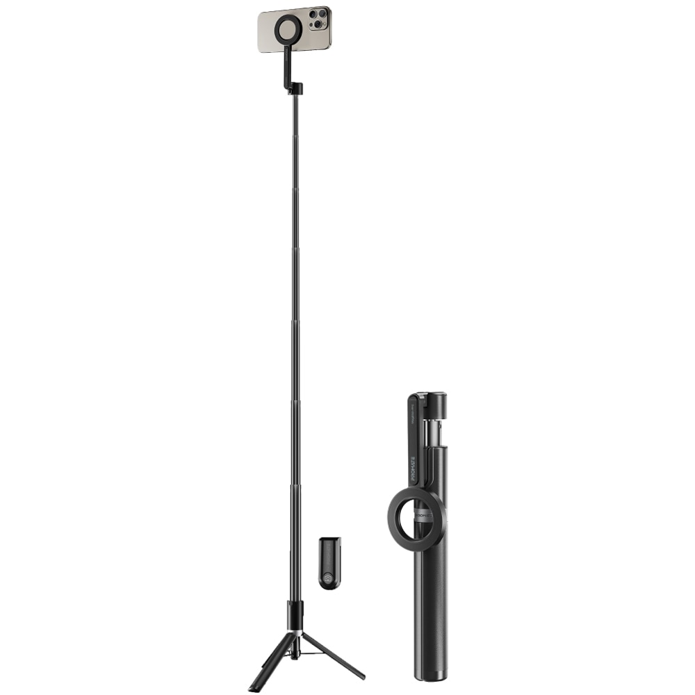 Selfie stick PROMATE MAGSTICK-PRO, MagSafe, negru