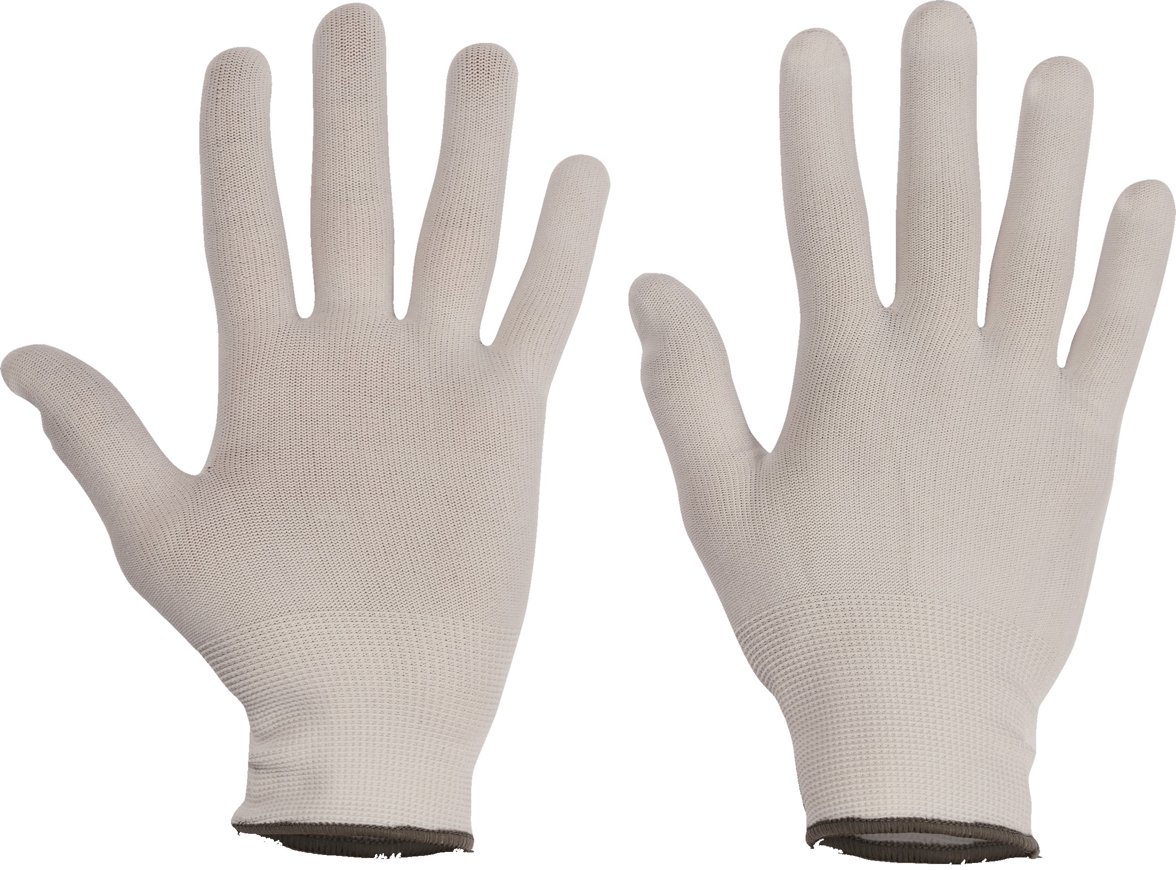 Manusi Cerva, nylon, marimea 9, alb