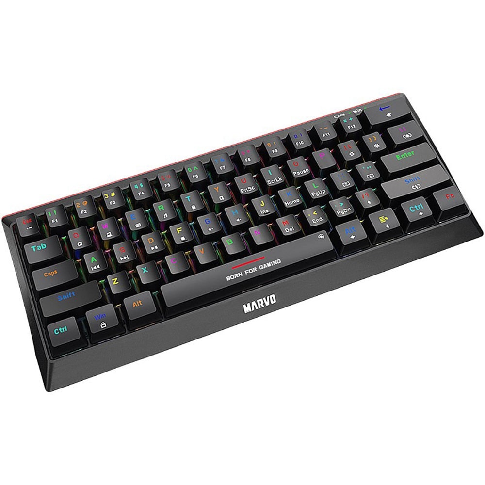 Tastatura Gaming mecanica MARVO KG962G, USB, Layout US, negru