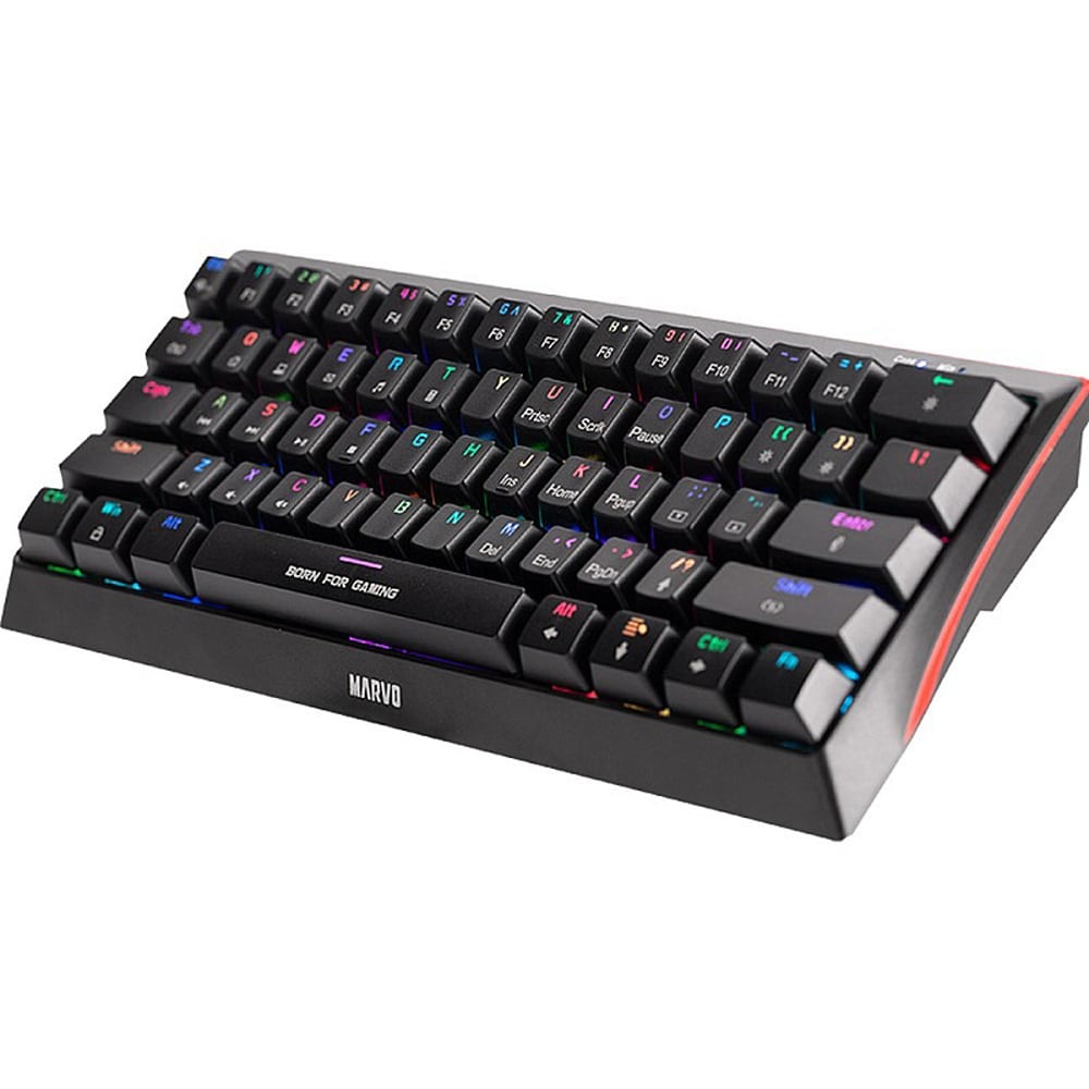 Tastatura Gaming mecanica MARVO KG962G, USB, Layout US, negru