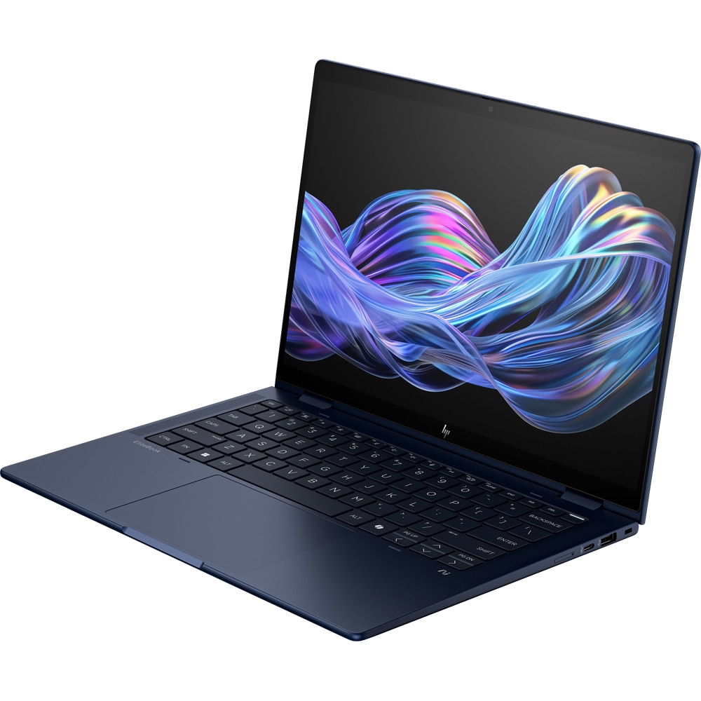Laptop HP EliteBook X G1i Next Gen AI, Intel Core Ultra 7 258V pana la 4.8GHz, 14" WUXGA Touch, 32GB, SSD 1TB, Intel Arc 140V Graphics, Windows 11 Pro, bleumarin
