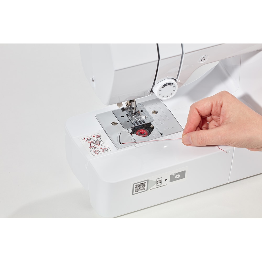Masina de cusut BROTHER X40S BRX40SYD1, 850imp/min, 40 programe, alb-mov