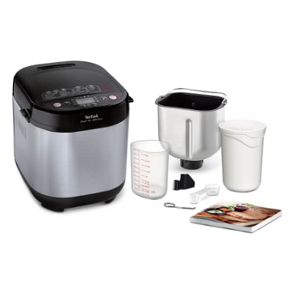 Masina de copt paine TEFAL Pain et Delice PF240E38, 1kg, 20 programe, 700W, argintiu-negru